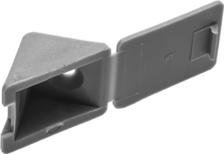 Уголок мебельный ЗУБР с шурупом, цвет св-серый, 4,0x15мм, ТФ6, 4шт 4-308256-6 купить в Ижевске