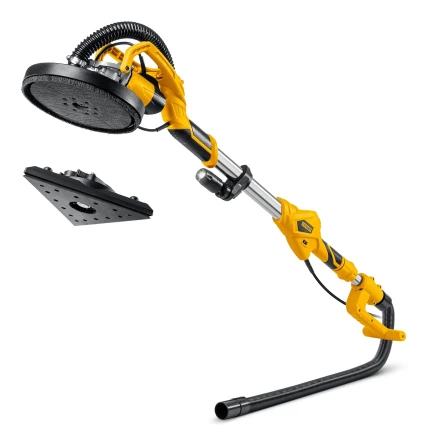 STEHER d225 мм, 800 Вт, сменные основания, подсветка, шлифовальная машина для стен (жираф) (DWC-800) купить в Ижевске