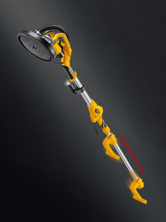 STEHER d225 мм, 800 Вт, сменные основания, подсветка, шлифовальная машина для стен (жираф) (DWC-800) купить в Ижевске