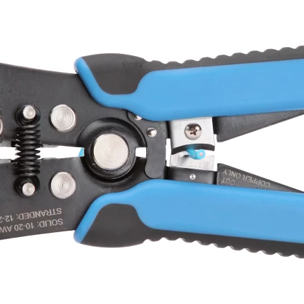 Автоматический многофункциональный стриппер КВТ WS-12 «Ягуар» для снятия изоляции с проводов 0.05–10 мм (69476) купить в Ижевске