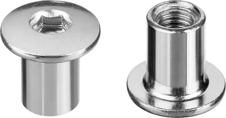 ЗУБР M6 x 12 мм, шест. 4 мм, цинк, 5 кг, гайка Эриксона с полукруглой головкой, Профессионал (303760-4) купить в Ижевске