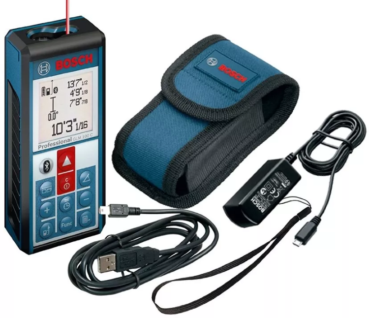 Дальномер лазерный BOSCH GLM 100 C Prof (0.601.072.700) купить в Ижевске