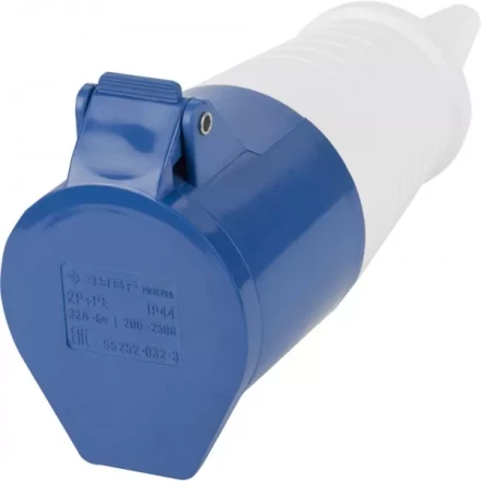 Розетка ЗУБР &quot;МАСТЕР&quot; переносная, 32A, 250B, 6ч 55252-032-3 купить в Ижевске