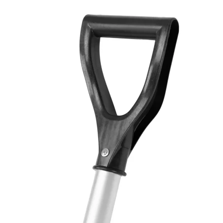 Лопата для уборки снега пластиковая, 470х350х1340 мм, алюминиевый черенок, Россия, Сибртех 61662 купить в Ижевске