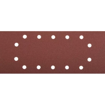 Лист шлифовальный ЗУБР &quot;МАСТЕР&quot;, 14 отверстий, для ПШМ на зажимах, Р100, 115х280мм, 5шт 35594-100 купить в Ижевске