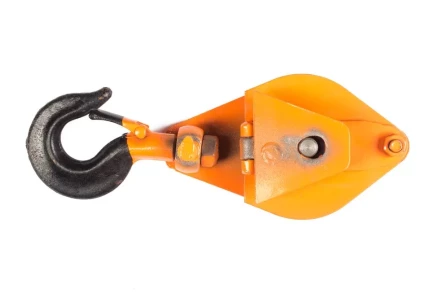 Блок монтажный однорольный с  крюком TOR HQG(L) K1-1,0 т с откидной щекой (G) 11511 купить в Ижевске