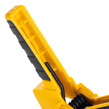 Струбцина клещеобразная Denzel, усиленная 100 х 80 мм, двухкомпонентные рукоятки, 20798 купить в Ижевске