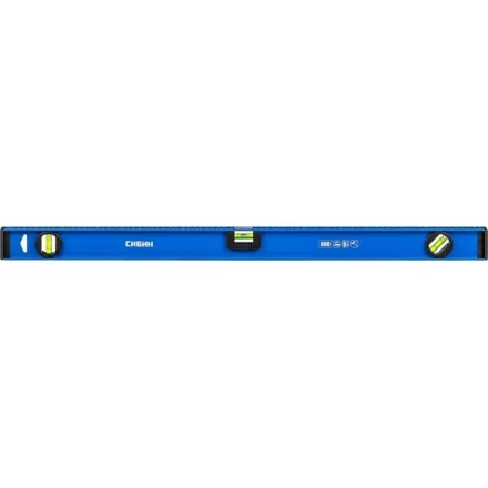 Уровень СИБИН двутавровый, 3 ампулы, измерительная линейка, 80см 34607-080 купить в Ижевске