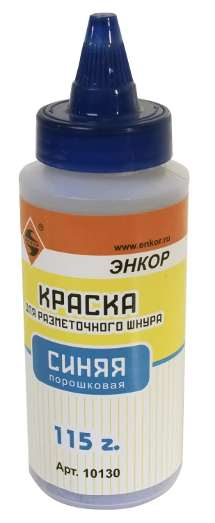 Краситель разметочного шнура 115 г синий Энкор 10130 купить в Ижевске