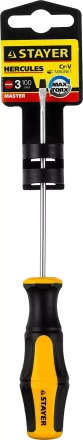 Отвертка STAYER &quot;MASTER&quot; &quot;HERCULES&quot;, Сr-V, противоскользящая рукоятка, SL3,0x100мм 25051-03-10_z02 купить в Ижевске