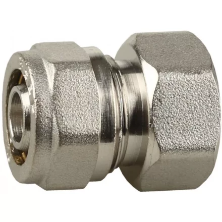 Соединитель ЗУБР с внутренней резьбой, цанга-гайка, 1/2&quot;х16х2,0 мм, никель 51402-16-1/2 купить в Ижевске