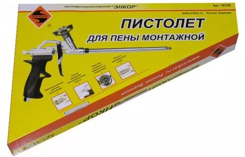 Пистолет для пены монтажной Энкор 56358 56358 купить в Ижевске