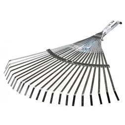 Грабли веерные RACO регулируемые, 22 плоских зубца, гальванизир. покр., 300-450мм 4231-53/733