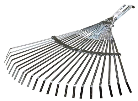 Грабли веерные RACO регулируемые, 22 плоских зубца, гальванизир. покр., 300-450мм 4231-53/733 купить в Ижевске