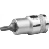 Торцовая бита-головка KRAFTOOL "INDUSTRIE QUALITAT", материал S2, TORX, сатинированная, 1/2", Т27 27905-27_z01 купить в Ижевске