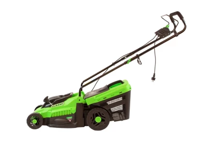 Газонокосилка электрическая L1500, 1500 Вт, ширина 33 см, 5 уровней, пластиковый травосборник 35 л Сибртех 96677 купить в Ижевске