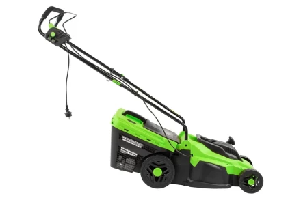 Газонокосилка электрическая L1500, 1500 Вт, ширина 33 см, 5 уровней, пластиковый травосборник 35 л Сибртех 96677 купить в Ижевске