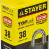 Замок STAYER "STANDARD" навесной, металлический корпус, закаленная дужка, 38мм 37160-38 купить в Ижевске