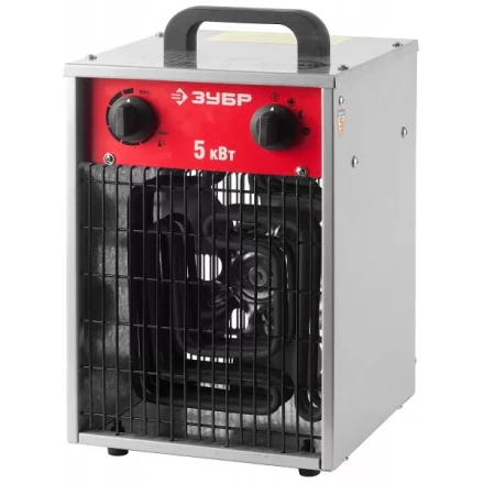 Пушка ЗУБР "ЭКСПЕРТ" тепловая, электрическая, 380В, 5 кВт ЗТПЭ-5.0-Ф купить в Ижевске