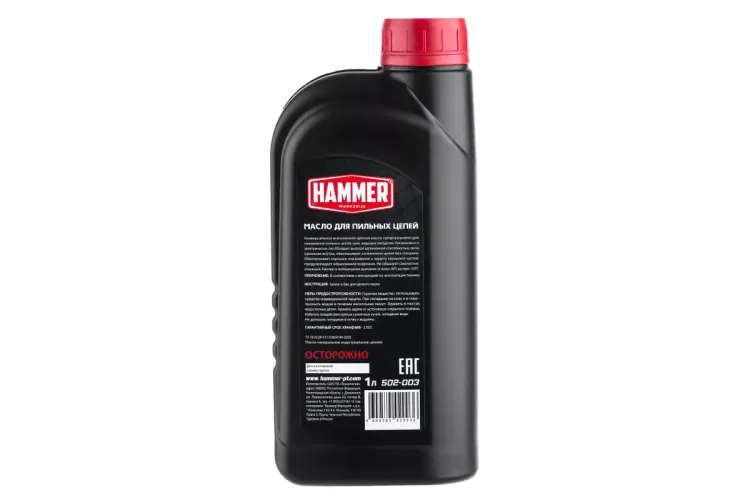 Масло для пильных цепей HAMMER 502-003, 1л купить в Ижевске
