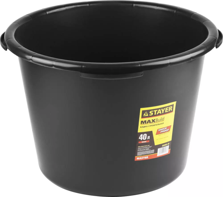 Кадка STAYER "MASTER" строительная пластмассовая, 40л 06098-40 купить в Ижевске