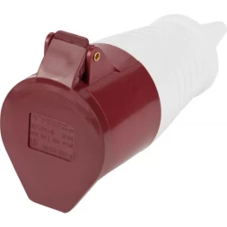 Розетка ЗУБР "МАСТЕР" переносная, 32A, 400B, 6ч 55252-032-5