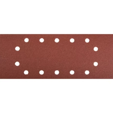 Лист шлифовальный ЗУБР &quot;МАСТЕР&quot;, 14 отверстий, для ПШМ на зажимах, Р320, 115х280мм, 5шт 35594-320 купить в Ижевске