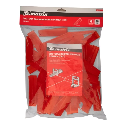 Клин для системы выравнивания плитки СВП Ворота XL, 50 шт. в пакете Matrix 88123 купить в Ижевске