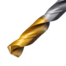 Сверло спиральное по металлу Denzel, 11 x 142 мм, Р6М5, Golden Tip, 718243 купить в Ижевске
