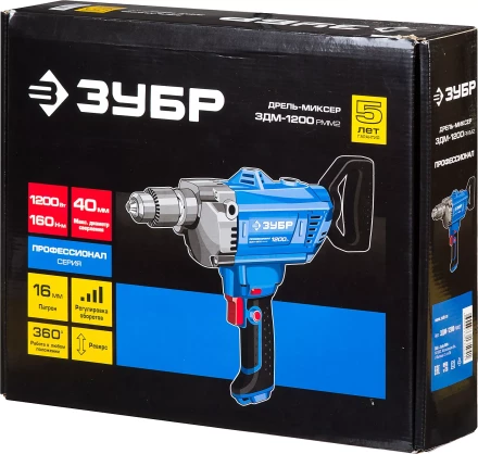 Дрель-миксер ЗДМ-1200 РММ2 серия ПРОФЕССИОНАЛ купить в Ижевске