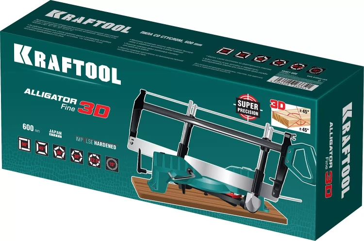 KRAFTOOL Alligator 3D, 600 мм, стусло прецизионное 15451-600 купить в Ижевске
