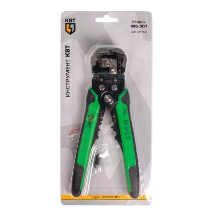 Автоматический многофункциональный стриппер КВТ WS-307 для снятия изоляции с проводов 0.2–6.0 мм (85198) купить в Ижевске