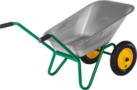 Тачка GRINDA садовая двухколесная, 80 л, грузоподъемность 120 кг 422400_z01 купить в Ижевске