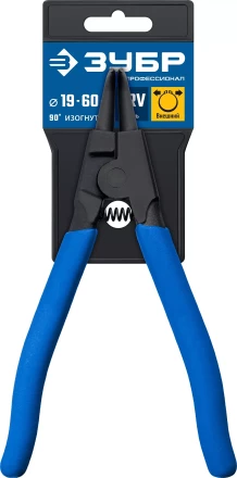 ЗУБР 170 мм, изогнутые губки, внешний съемник стопорных колец, Профессионал (22821-4) купить в Ижевске