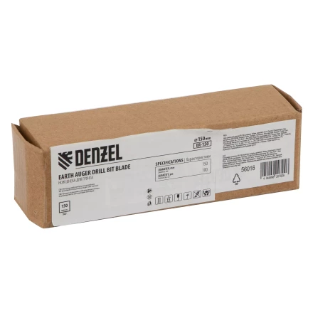 Нож шнека для грунта ER-150, диаметр 150 мм, комплект 2 шт Denzel 56016 купить в Ижевске