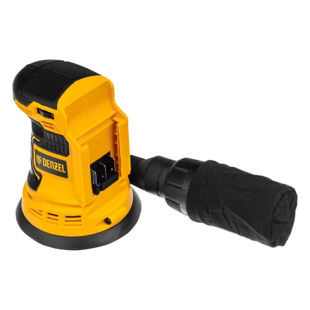 Машина шлифовальная эксцентриковая аккумуляторная COS-125-0, 18В Li-Ion Denzel 28471 купить в Ижевске