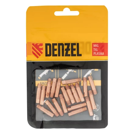 Токосъемный наконечник под проволоку 1,2 мм, М5х24, E-CU, 20 шт для MIG горелки тип 15 Denzel 93649 купить в Ижевске