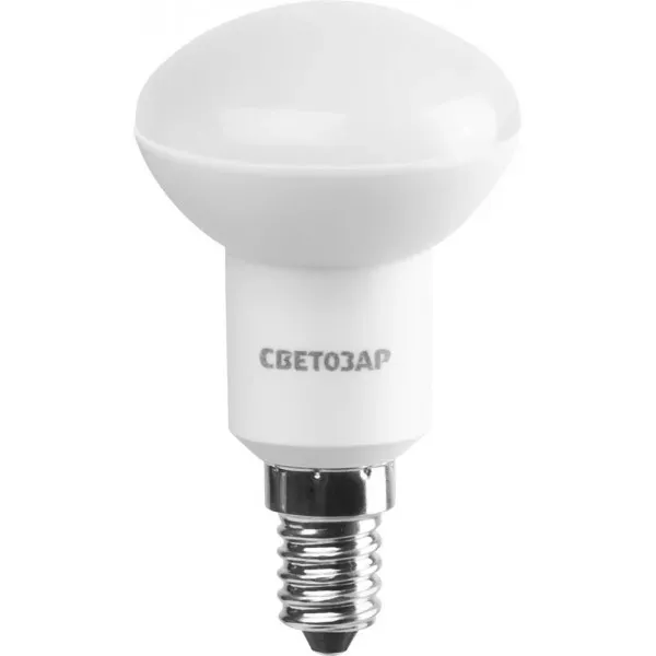 Лампа СВЕТОЗАР светодиодная "LED technology", цоколь E14(миньон), яркий белый свет (4000К), 45 (5Вт), 220В 44504-45 купить в Ижевске