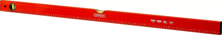 Уровень коробчатый MIRAX, 2 ампулы, крашеный, 1000мм 34602-100_z02 купить в Ижевске