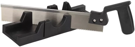 Набор STAYER &quot;MASTER&quot;: cтусло пластмассовое + пила для стусла, ножовка 300мм, заточенный зуб 11TPI, стусло MIDI для заготовок до 65х35мм 1539-30 купить в Ижевске