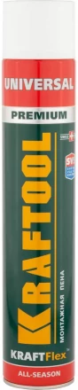 Пена &quot;PREMIUM&quot; монтажная, адаптерная, всесезонная, 750мл, KRAFTOOL 41173_z01 купить в Ижевске