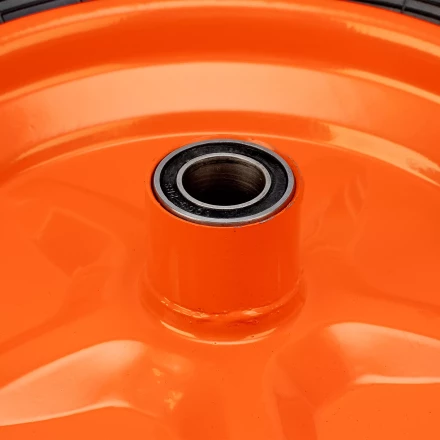 Колесо пневматическое усиленное Palisad 69081, шина 8PR, 4.00-8 D400 мм, внутренний диаметр подшипника 20 мм, длина оси 90 мм купить в Ижевске