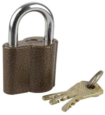 Замок ЗУБР &quot;МАСТЕР&quot; навесной, компактный корпус, дисковый механизм секрета, ключ 7 &quot;пинов, 48х41мм 3720-26_z01 купить в Ижевске