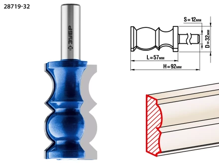 Фрезы кромочные фигурные №8 серия ПРОФЕССИОНАЛ купить в Ижевске