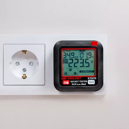 Тестер розеток и УЗО КВТ КТ 97D (91921) купить в Ижевске