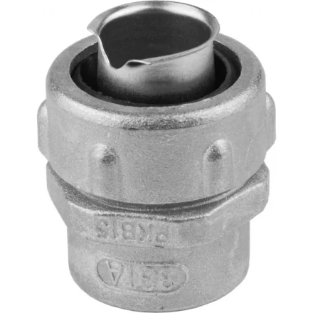 Резьбовой крепежный элемент СВЕТОЗАР металлич, с внутренней резьбой, для металлорукава диаметром 15мм, IP54 60201-15 купить в Ижевске