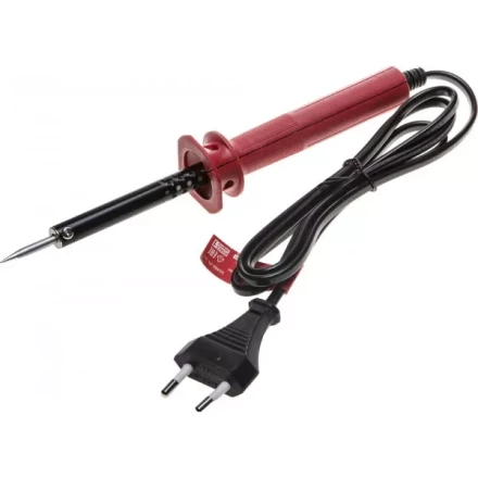 Электропаяльник ЗУБР &quot;МАСТЕР&quot; с пластмассовой рукояткой и долговечным жалом, форма конус, 25Вт 55400-25_z01 купить в Ижевске