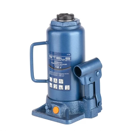 Домкрат гидравлический бутылочный 12 т h подъема 230–465 мм STELS 51108 купить в Ижевске
