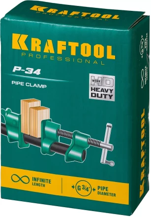 Струбцина KRAFTOOL P-34 трубная 32302-1 купить в Ижевске
