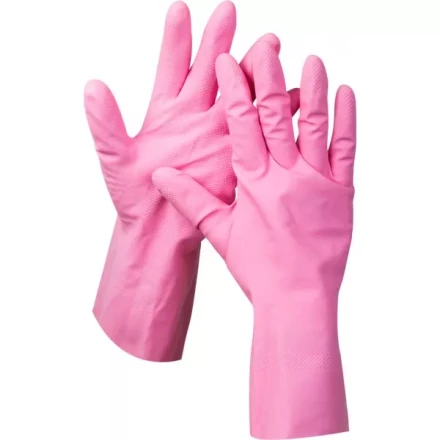 Перчатки ЗУБР &quot;МАСТЕР&quot; латексные, повышенной прочности, х/б напыление, рифлёные, 100% латекс, 100% хлопок, размер M 11250-M купить в Ижевске